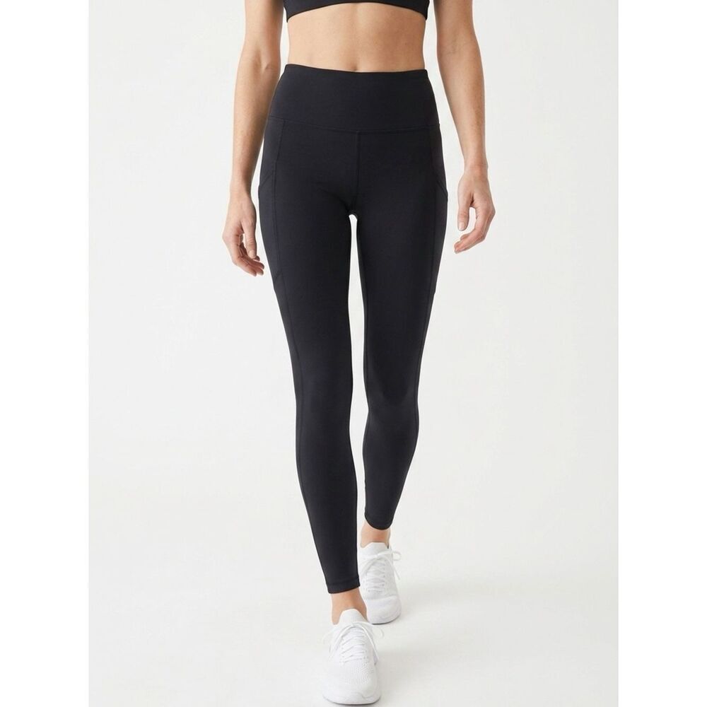 LULULEMON | Black 7/8 Length Leggings with Pockets Women’s Size 8
